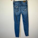 American Eagle  - AEO Light Wash Distressed Super Stretch Hi Rise Jegging Jeans Photo 5