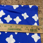 JUDE CONNALLY Lexie Blue‎ Tossed Star 3/4 Bell Sleeve V Neck Dress Size M Blue Size M Photo 4