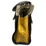 Guess Rhonda Croc Tote Bag Laptop Work Bag Ivory Gray And Mustard Photo 1