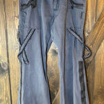 Tripp NYC  Lace & Chains 100% Cotton Wide Leg Pants Photo 0