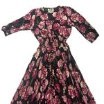 Jaase  Indiana Floral Button Bodice Split Front Maxi Dress S Boho Gypsy Indie Photo 2