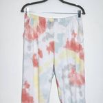 secret treasures Multi-Color Tie-Dye Knit Joggers Size Medium 8-10 Photo 2