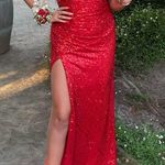 Cinderella Divine Red  Prom Dress Photo 3
