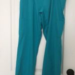 Dansko  Women's Scrub Uniform Pants Nurse Medical Size M Tall Turquoise Blue Photo 0