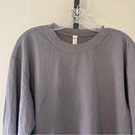 Free People  Grey Long Sleeve Tee Photo 2