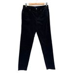 J. McLaughlin  Watson Velvet Jeans Slim Leg Pants Black Size 6 Photo 1