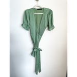 HOUSE OF HARLOW 1960 X REVOLVE Aja Green Wrap Mini Dress Size M Photo 5