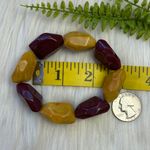 Chunky faceted acrylic stretchy bracelet Photo 3
