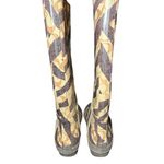 Coach women's  Rain Boots Pammie Zebra Signature Khaki   Size 8 B Photo 6