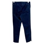 Hot Topic High Rise Pants Skinny Fit Jeans Side Zip Denim Dark Blue Size 5 Photo 1