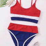 Color Block Bathing Suit Two Piece Multiple Photo 0