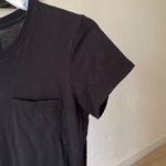 ATM made in Peru super cute jersey pocket shirt dress Black Size XS Photo 4