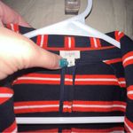 J.Crew Women’s Striped Black/Orange/White Blazer Photo 1