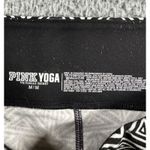 Victoria's Secret Victoria’s Secret Pink Yoga Leggings‎ Women Medium Geometric Dog Gym Workout Photo 6