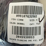 J.Crew NWT  Ruched Plunge One Piece Swim Suit in Solid Black Sz M CI098 Photo 10