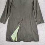 Mixit Longline Jacket Womens 12 Tall Green Stretch Notch Lapel Back Slit Career Photo 10