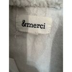 &merci &merci Womens Colorblock Sherpa Corduroy Trucker Jacket Blue Cream Small Photo 1