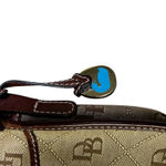 Dooney & Bourke Vintage  Crossbody Bag Brown Monogram Logo Flap Canvas Leather Photo 5