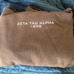 Brown Zeta Tau Alpha sweatshirt Size M Photo 0