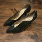Vintage Tokio Kumagai Paris Green Patent Leather Heels Rare 80s Designer 9US 40 Size 9 Photo 2