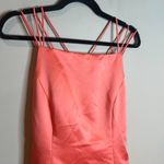 Betsy and Adam Y2K  coral strappy formal dress Photo 1
