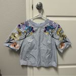 3.1 Phillip Lim  Embroidered Floral Top SIZE 0 Photo 1