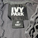 Ivy Park  Womens‎ Gray Mesh Layered Hoodie Medium Photo 3