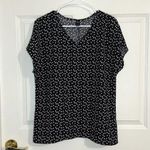 Black Valentine Heart Short Sleeve Top Size L Size L Photo 0
