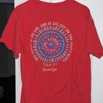 Delta  Bright Red Graphic Short Sleeve Tee Photo 4