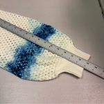 Peace Love World  Cream and Blue Knit Cardigan Photo 6