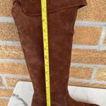 Frye  Womens SHIRLEY OVER THE KNEE Brown Oiled boots 10 B Photo 11