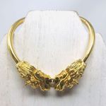 Head 18K gold plated dragon  bracelet Photo 1