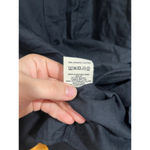 Womens Djerf Avenue Button Up Boxu Organic Cotton Minimalist Black Shirt Medium Photo 3