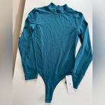 CRZ Yoga NWT  Butterluxe Long Sleeve
Bodysuit Mock Turtleneck in Borealis Green Photo 2