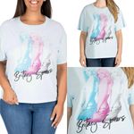 Britney Spears Licensed Women’s Soft Short Sleeve Tee shirt. Blue Size L Photo 1