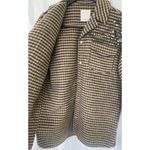 Sandro Paris Brodan Beaded Plaid Check Coat Wool Blend Button Front EU 38 US 6 Photo 10
