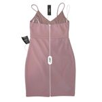 Lulus BD8538L Forever My Girl Mini Dress Pink MEDIUM Form Fitting Tulip Skirt Photo 7