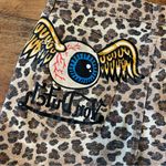 Von Dutch  Women’s Leopard Patch Mini Skirt Size 29 NWT Photo 4