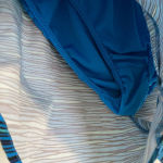 Nike NWOT |  women’s blue print running active shorts —‎ small Photo 2