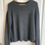 Jenni Kayne  Everyday Sweater Wool Cashmere Blend Small Gray Quiet Luxury Photo 0