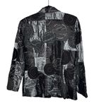 Joseph Ribkoff Veston Jacket Mixed Media Patchwork Black Grey 12 Photo 4