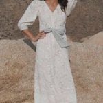 Rebecca Taylor  cotton linen blend garden eyelet dress NWT Photo 1