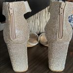 Gianni Bini Gold Bedazzled Heels Photo 3