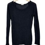 AG Adriano Goldschmied Black Sparkly Sweater Sz S Photo 4