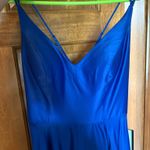 Macy's royal blue prom dress Photo 2