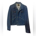 Wrangler Retro 1970s  Blue Denim Trucker Jean Jacket Western Cowboy Core USA sz L Photo 3