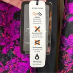 RBX Black & Purple Abstract Floral 1/2 Zip Athletic Pullover M Size M Photo 7