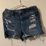 American Eagle Outfitters Dark Washed Jean Shorts Photo 0