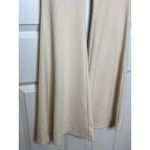 Princess Polly ‎ Cream Ribbed V Front Flare Pants Size 4 Photo 2