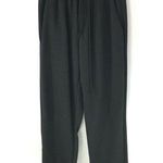 ZARA Basic Womens Cropped Pants Black Adjustable S Photo 0